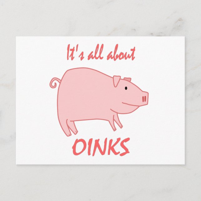 Gris Oinks Vykort (Framsida)