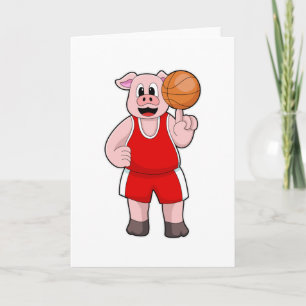 Gris på basketbollssport kort