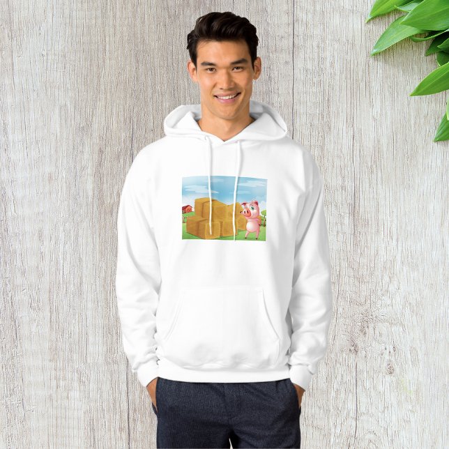 Gris på en gård hoodie (Skapare uppladdad)