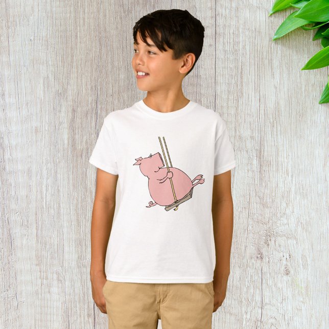 Gris på en gunga t shirt (Skapare uppladdad)
