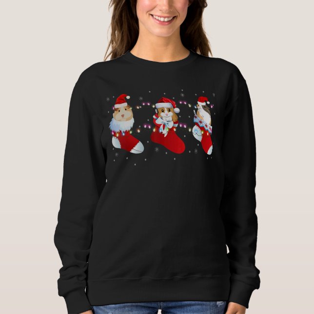 Gris Pajama Julafton Santa Träd T Shirt (Framsida)