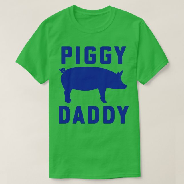 Gris Pappa Piggy pappa Gris Silhouette Gris Meme T Shirt (Design framsida)