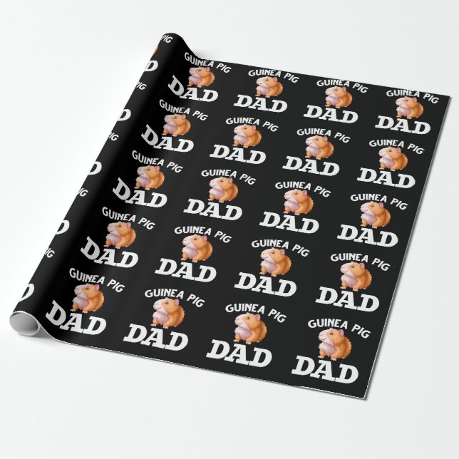 Gris Pappa Presentpapper (Utrullad)