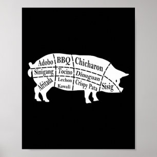 Gris Parts Filipino Food Bbq Pinoy Adobo Funny Gri Poster
