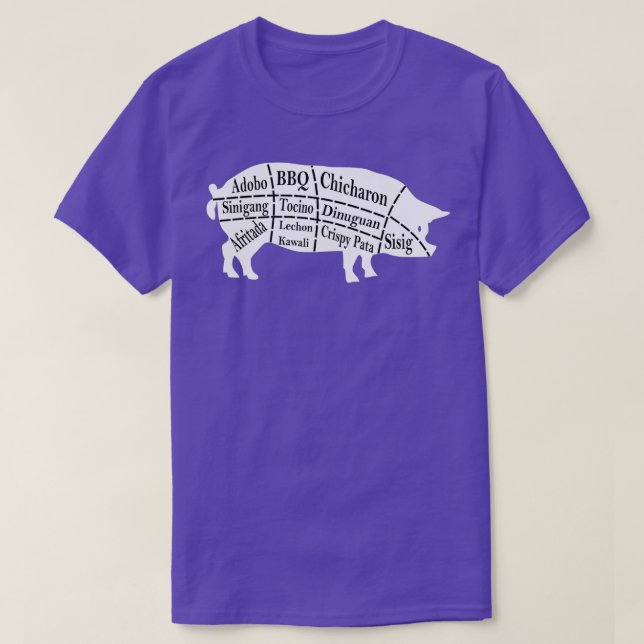 Gris Parts Filipino Food BBQ Pinoy Adobo Funny Gri T Shirt (Design framsida)