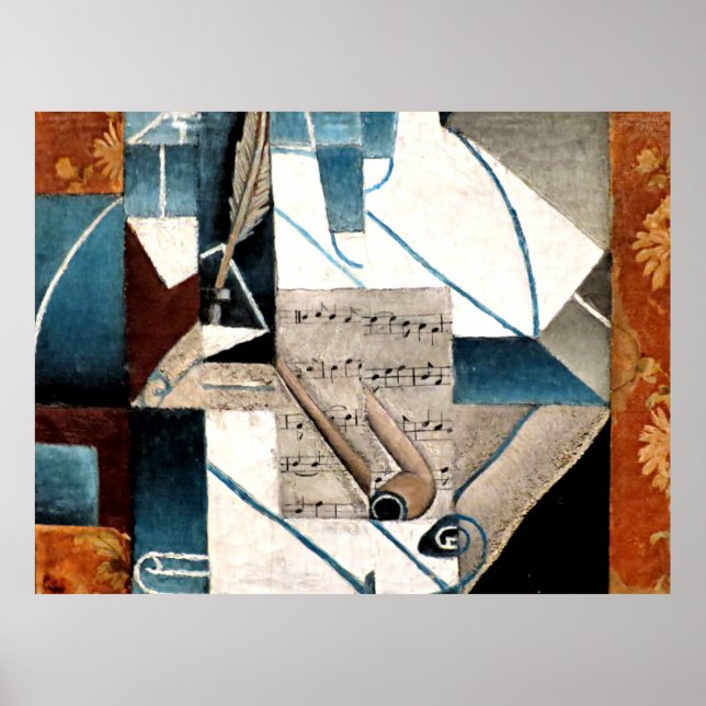 Gris - Penna och rör Poster (Framsidan)