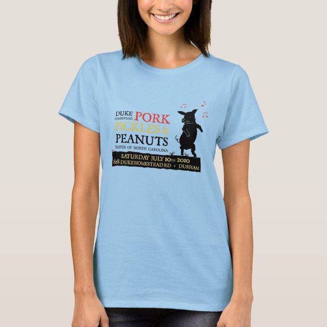 Gris, Pickles & Peanuts-festival 2010 Tee Shirt (Framsida)