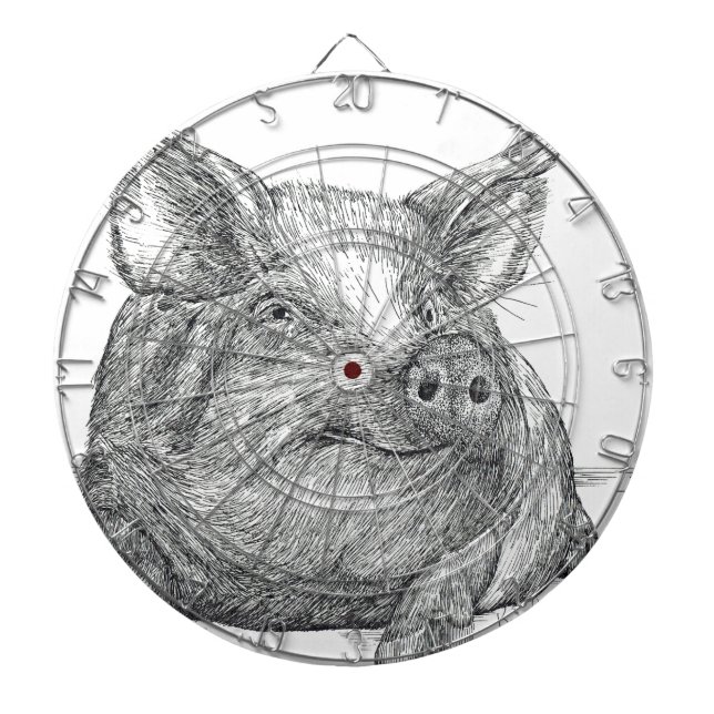Gris Piglet Darttavla (Framsidan)