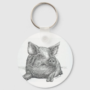 Gris Piglet Nyckelring