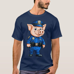 Gris polis T-Shirt