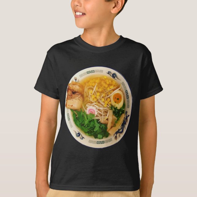 Gris Ramen Noodle Soppa Tee Shirt (Framsida)