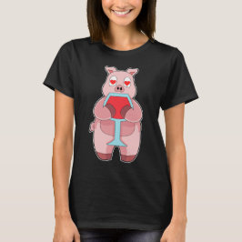 Gris Red vin T Shirt