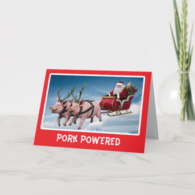 Gris Reindeer Kort (Framsida)
