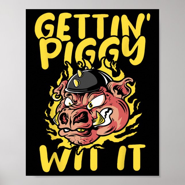 Gris Roast Byrbecue får en gig vind med bq Poster (Framsidan)