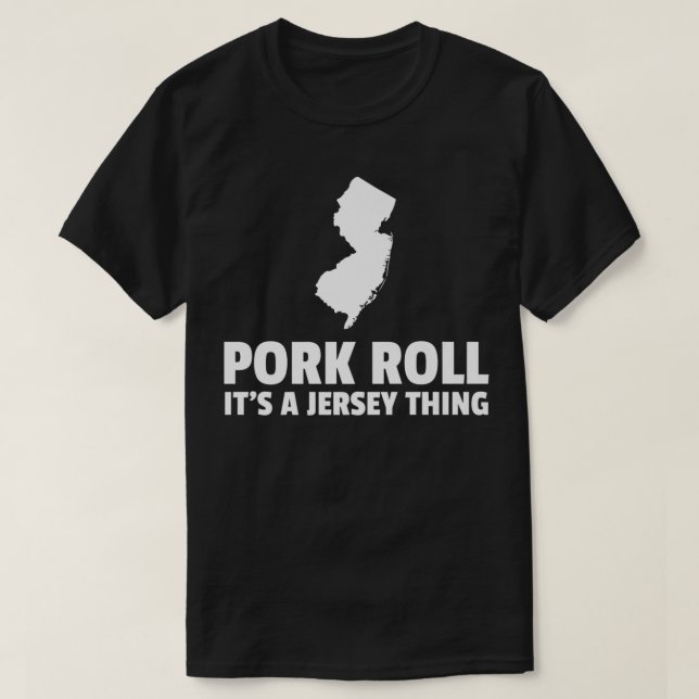 Gris Roll Det är en New jersey-Sak-statspremie T Shirt (Design framsida)