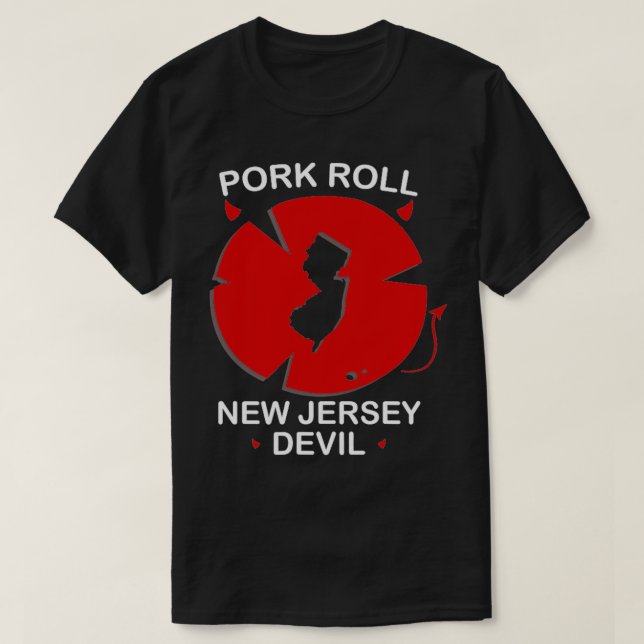 Gris Roll New jersey Djävulen Breakfast Food Gräs  T Shirt (Design framsida)