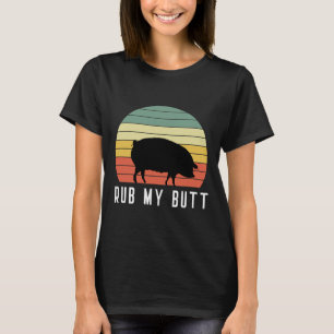 Gris rub min knapp, tryck Bbq Gris bycon Grill by T Shirt