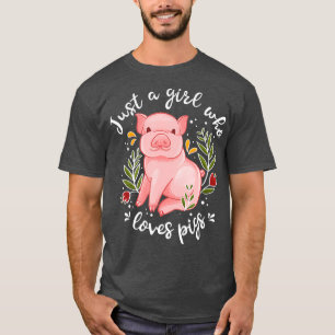 Gris säger bara flicka som Kärlek Grisar Gris Ä T Shirt