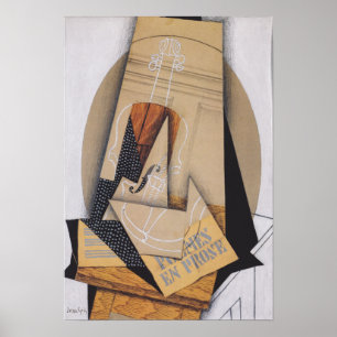 Gris - sammansättning med Violin Poster