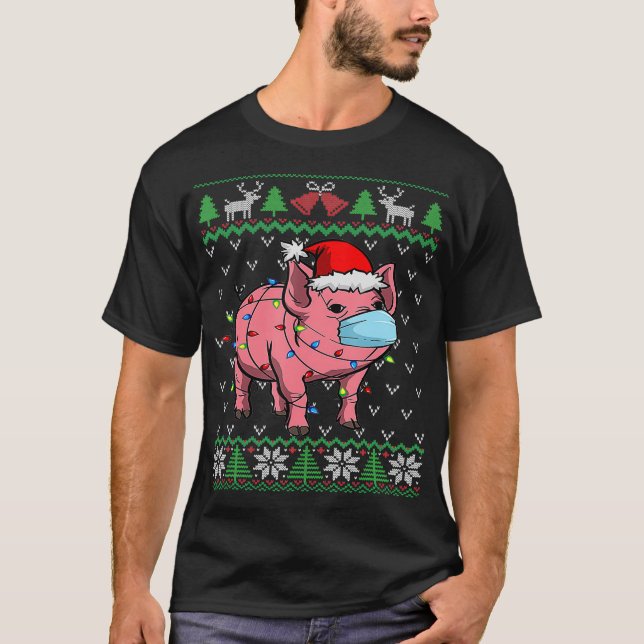 Gris Santa Ugly jul T Shirt (Framsida)