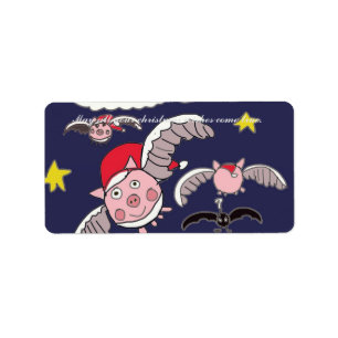 Gris Santas Adressetikett