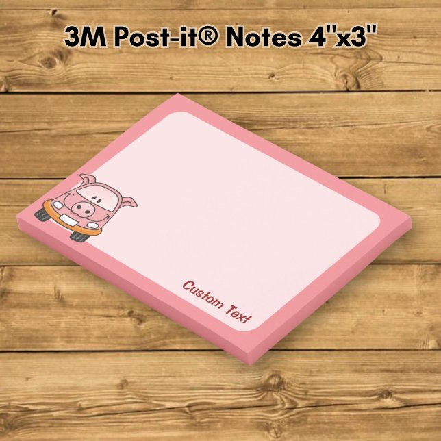 Gris seriebil post-it block (Skapare uppladdad)