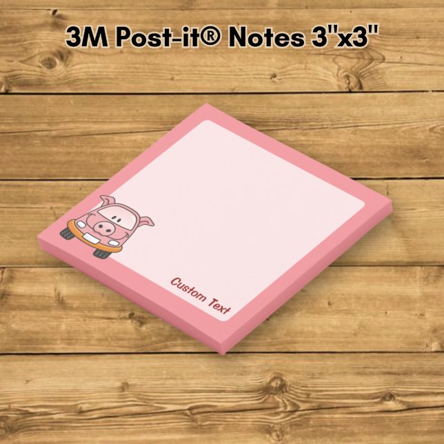 Gris seriebil post-it block (Skapare uppladdad)