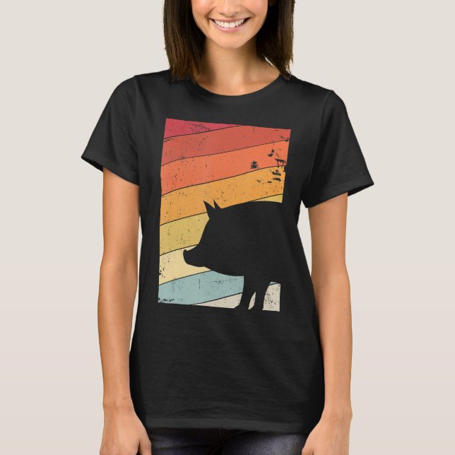 Gris Shirt Retro Stil T (Framsida)