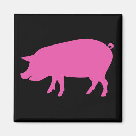 Gris Silhouette Magnet