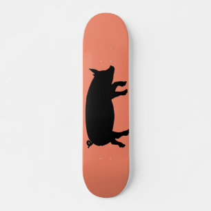 Gris Silhouette Mini Skateboard Bräda 18,5 Cm
