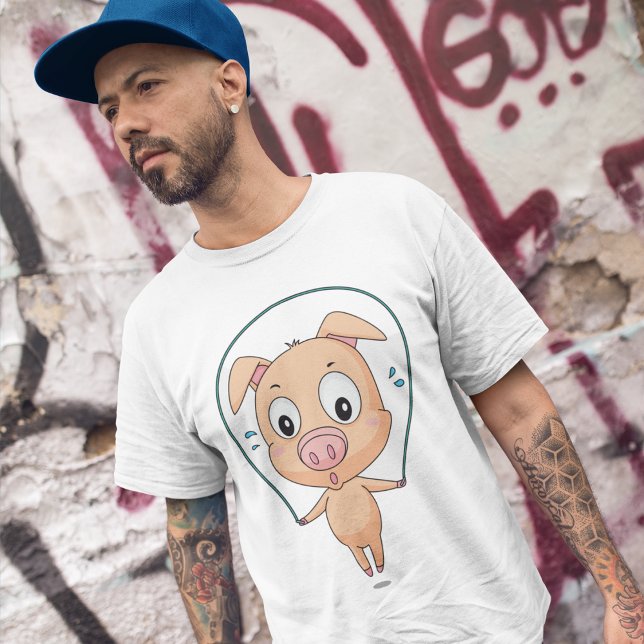 Gris Skipping T-Shirt (Skapare uppladdad)