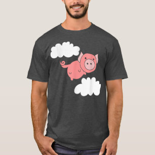 Gris-skjorta när Grisar flyger med humor-pigg i cl T Shirt