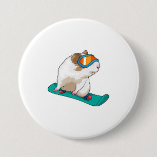 Gris Snowboarder Snowboarder Knapp