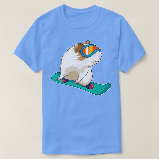 Gris Snowboarder Snowboarder T Shirt (Design framsida)