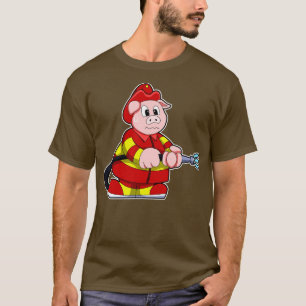 Gris som brandsläckare med brandsläckare 1 t shirt