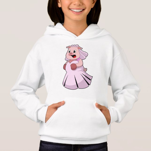 Gris som brud med bröllopsklänning.PNG T Shirt (Framsida)