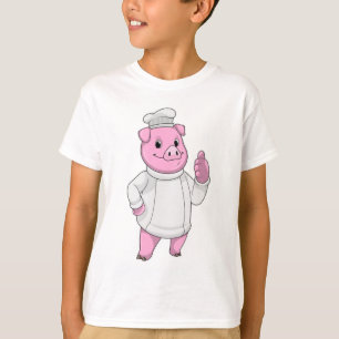 Gris som Cook med Chef hat T Shirt