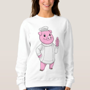 Gris som Cook med Chef hat T Shirt