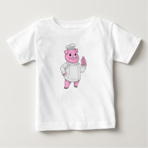 Gris som Cook med Chef hat T Shirt