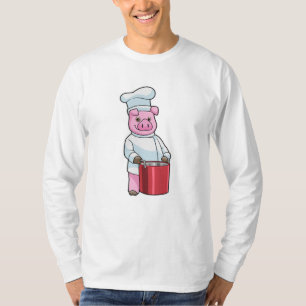 Gris som Cook med kokplats T Shirt