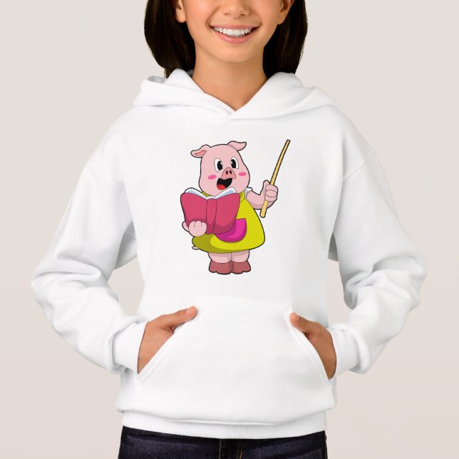Gris som lärare med bok t shirt (Framsida)