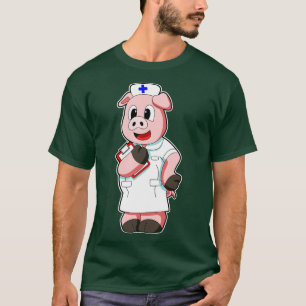 Gris som sjuksköterska med Smock T Shirt