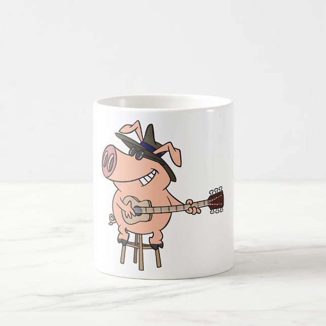 Gris som spelar blåsorna kaffemugg (Skapare uppladdad)