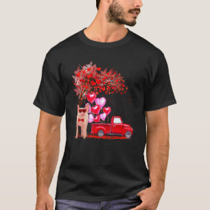 Gris Sunglass Hearts Träd Pickupa Lastbil Farmer C T Shirt