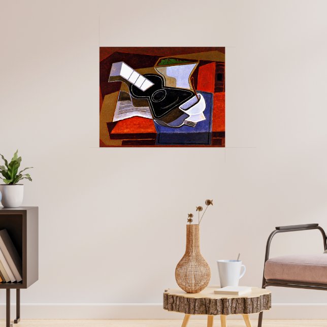 Gris - Svarta Guitar Poster (Vardagsrum 3)