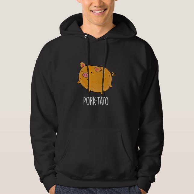 Gris-tato Funny Gris Pun Hoodie (Framsida)
