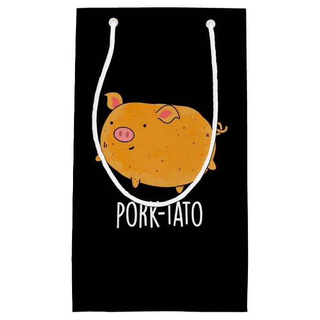 Gris-tato Funny Potato Pun Mörk BG (Framsidan)