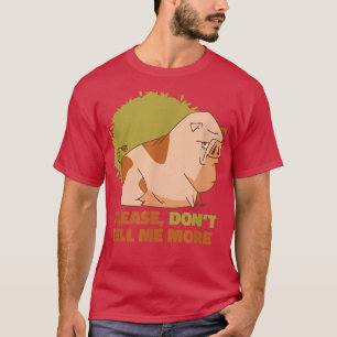 Gris Tecknad Berätta inte mer För manar och T Shirt