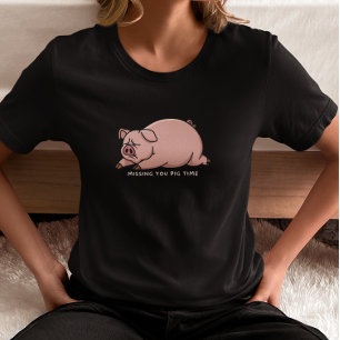 Gris-tid saknas t shirt