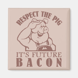 GRIS TILL BACON anpassningsbar färg magnet